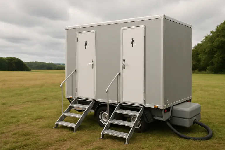 Hoe gebruik je een wc wagen zonder afvoer?